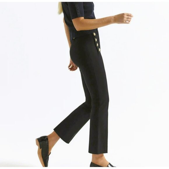 Derek Lam 10 Crosby Robertson Crop Flare Trousers ~Size 4 (See Measurements) - Picture 12 of 12